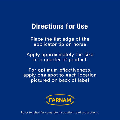 Farnam Equi-Spot, Horse Fly Control, Long-lasting Protection, 6 Applications, 12-Week Supply for One Horse - Image 9