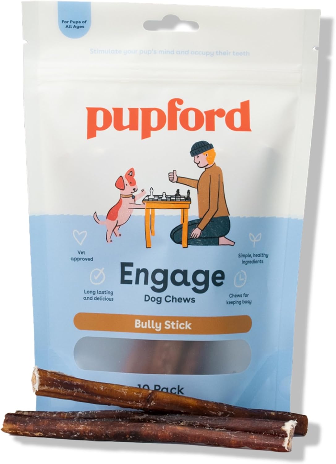 Smoked odor control thick healthy beef pizzle puppy chews