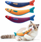 PetBusy Cat Toys with[5000mg A+Natural Catnip &Silvervine] [Baby Grade] Interactive Soft Chew Kicker Cat Toys for Indoor Cats & Kittens, [Crinkle &Bell] Fish Sound Toy, Drives Bored Cat Crazy with Fun - Image 11