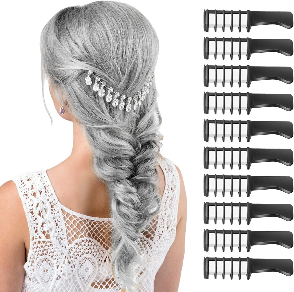 MSDADA white hair chalk comb 10 count set packaging front view