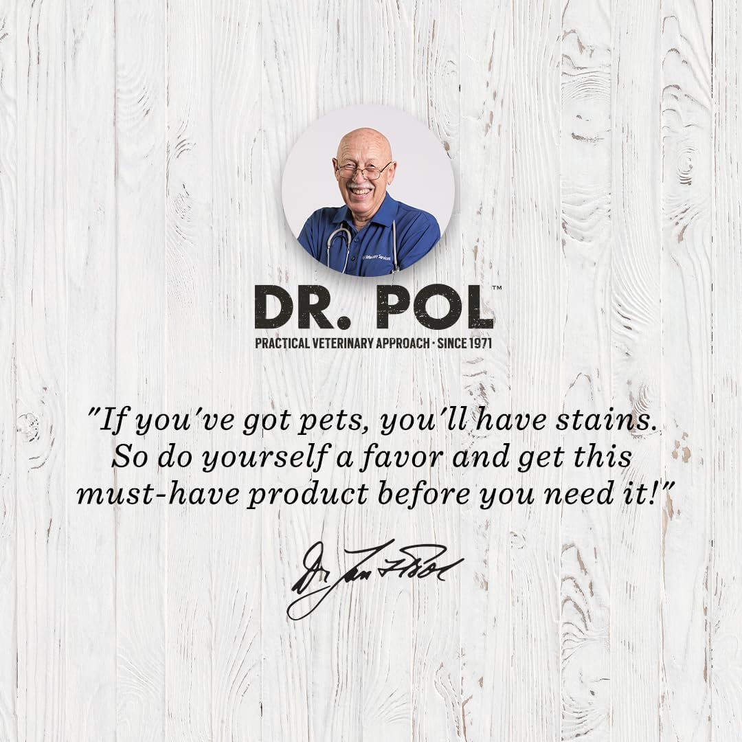 Dr. Pol pet stain remover bottle isolated on white
