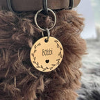 Cat Dog ID Tags Personalized 9 Corolla Styles Flower Wreath to Choose for Extra Small Pets Collar Accessories 316L Stainless Steel Engraved Custom on Both Side - Image 9