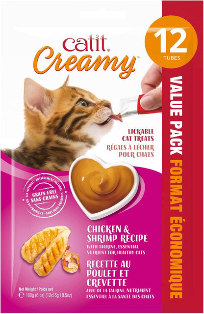 Catit Creamy Lickable Cat Treat, Healthy Cat Treat, Salmon, 50 Pack - Image 14
