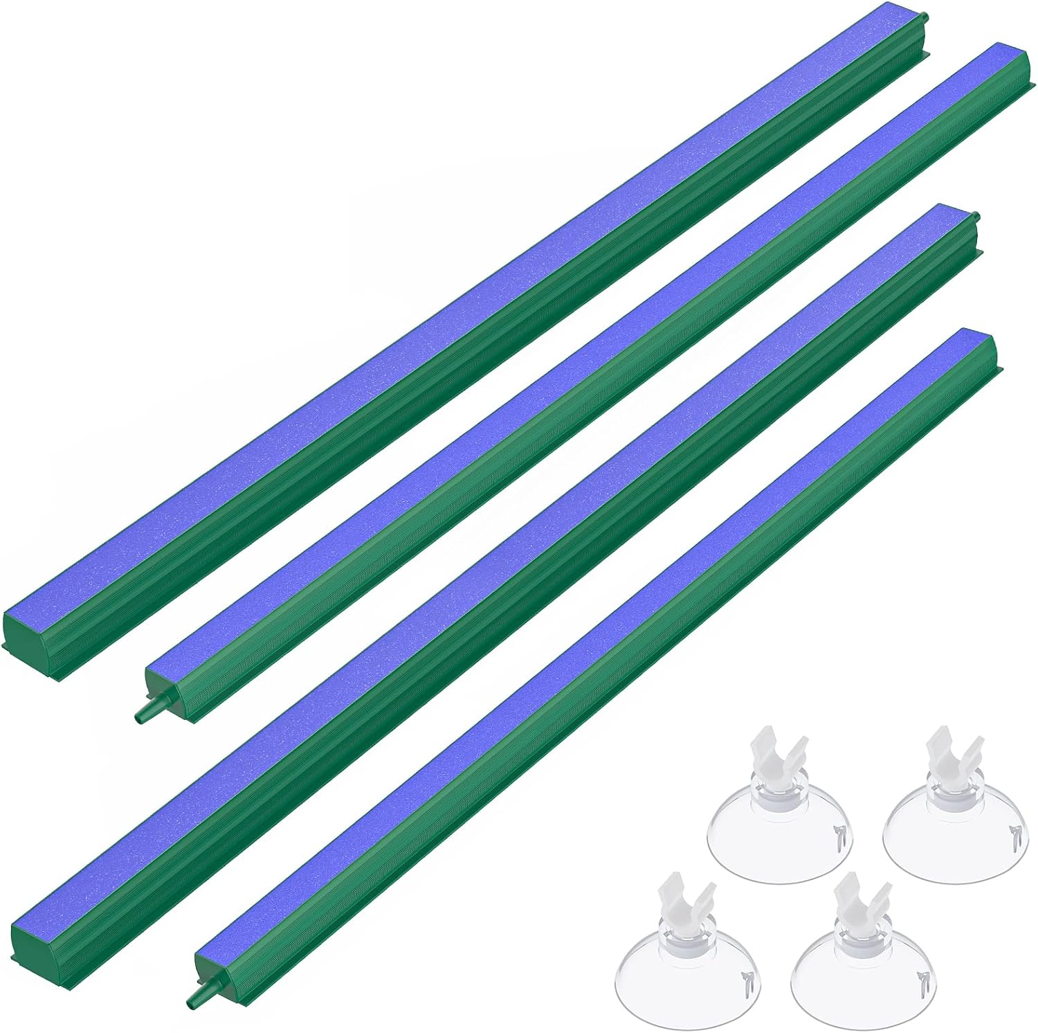 Pawfly Aquarium Air Stone Bar Bubbler 4 Inch, Fish Tank Bubbler Stone with Plastic Base Square Oxygen Diffuser for Nano Air Pump Small Bucket and Fish Tank, 4 Pack - Image 10