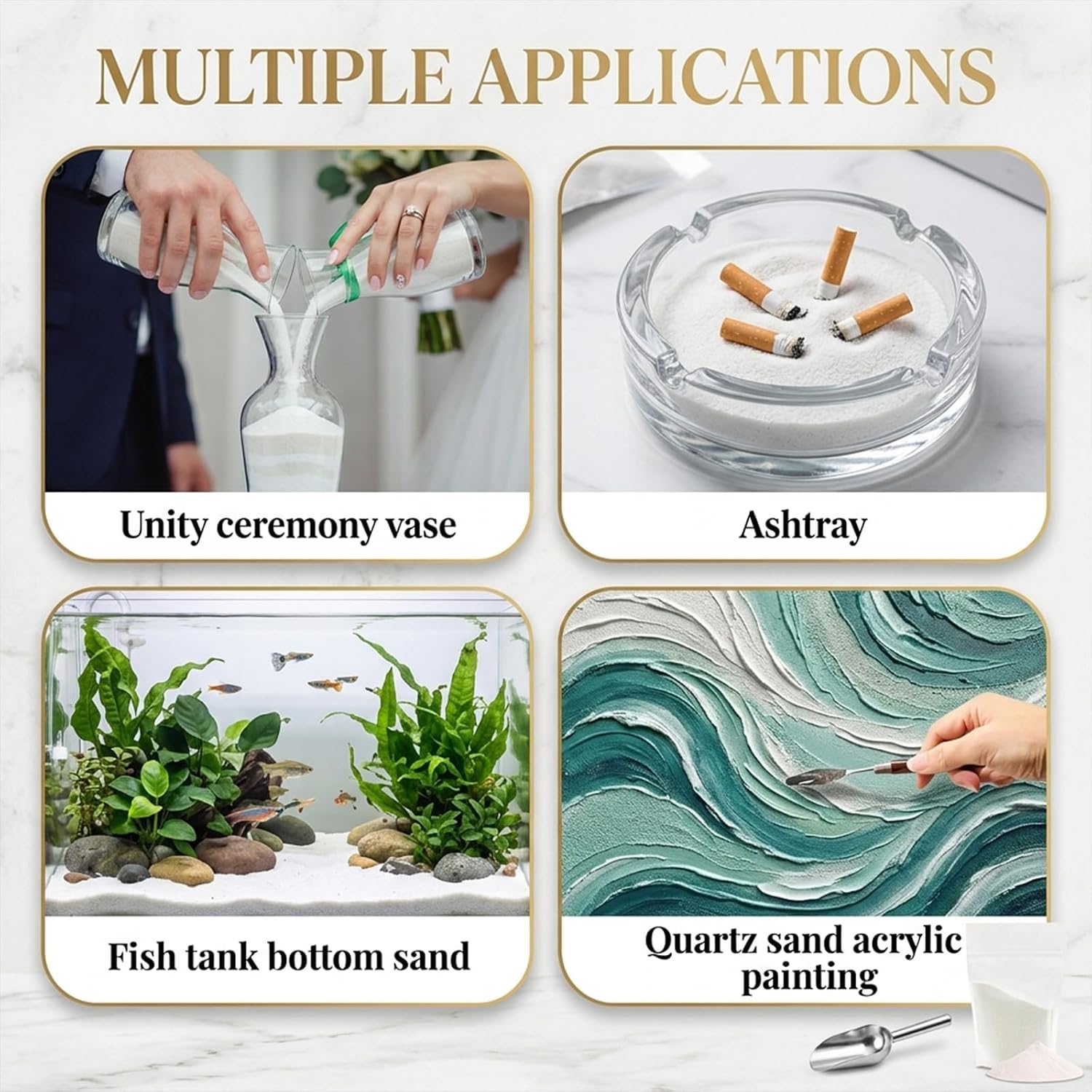 Paidiem 15 ounce quartz sand for wedding ceremony