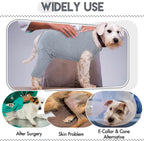 IDOMIK cone collar alternative dog recovery pants side view
