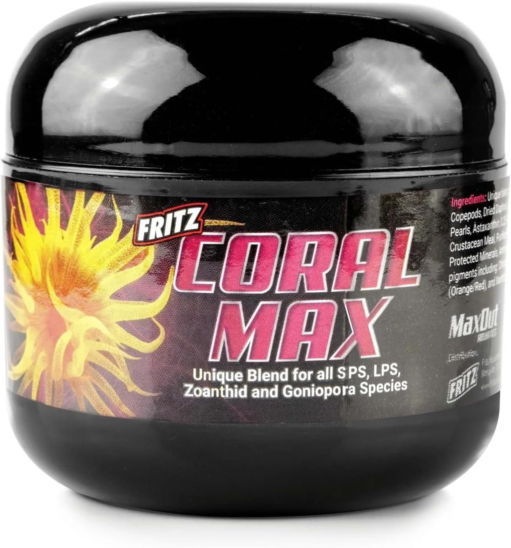 Fritz Aquatics CoralMax saltwater coral food front view container