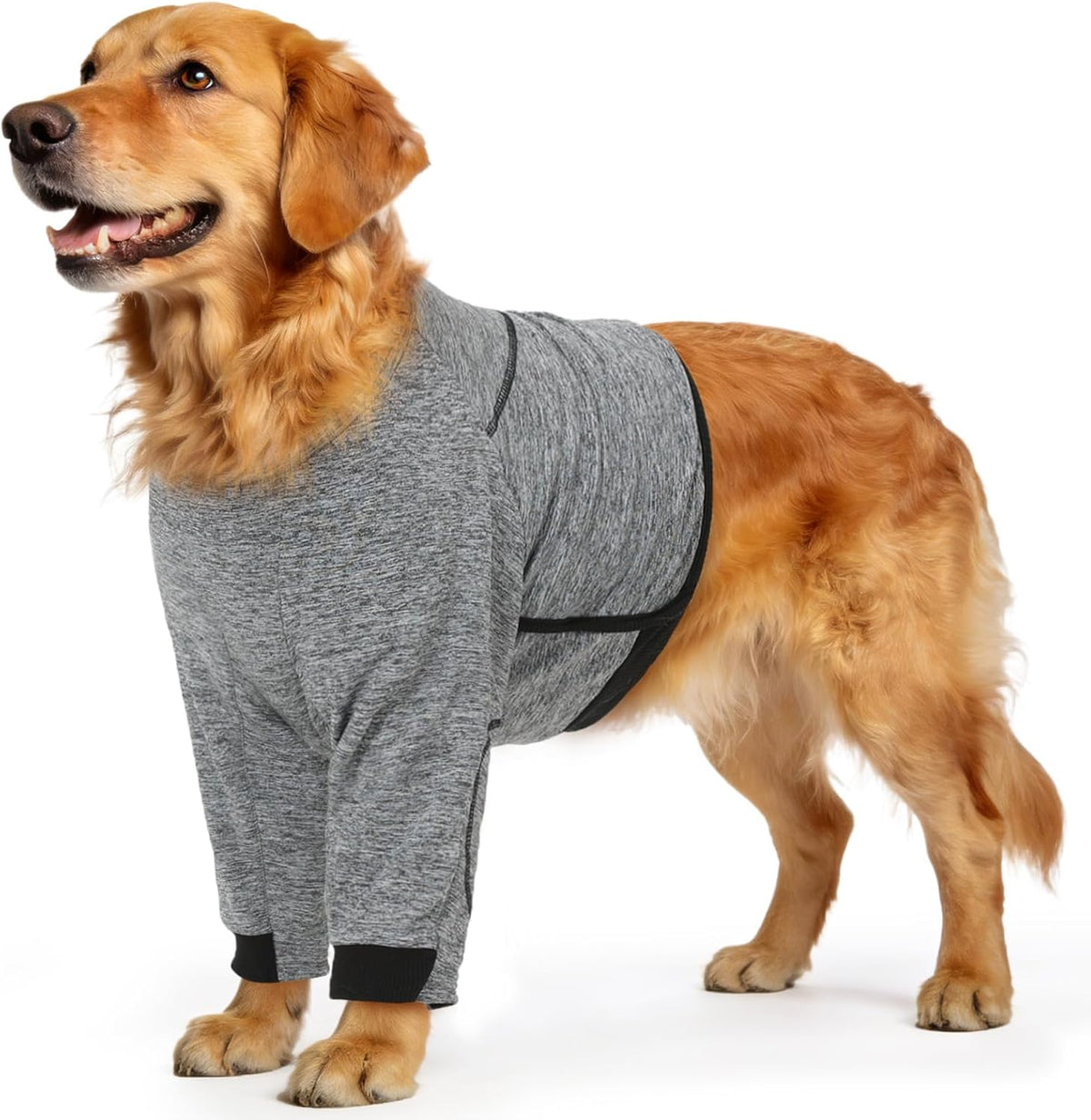 ROZKITCH Dog Shirts Shoulder Surgery Dog Surgical Recovery Suit, Post Surgery Dog Suit Post-Surgery Protection with Velcro Straps Blue 5XL - Image 9