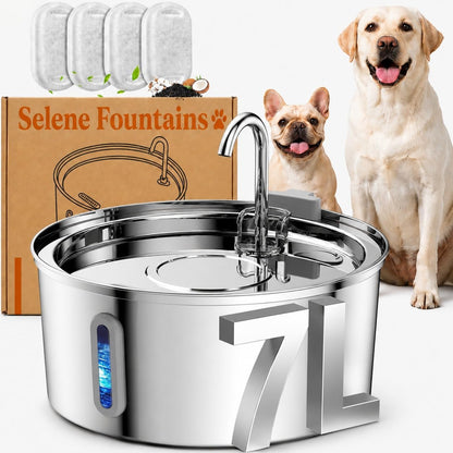 Sitiour pet water fountain placed in a modern home setting