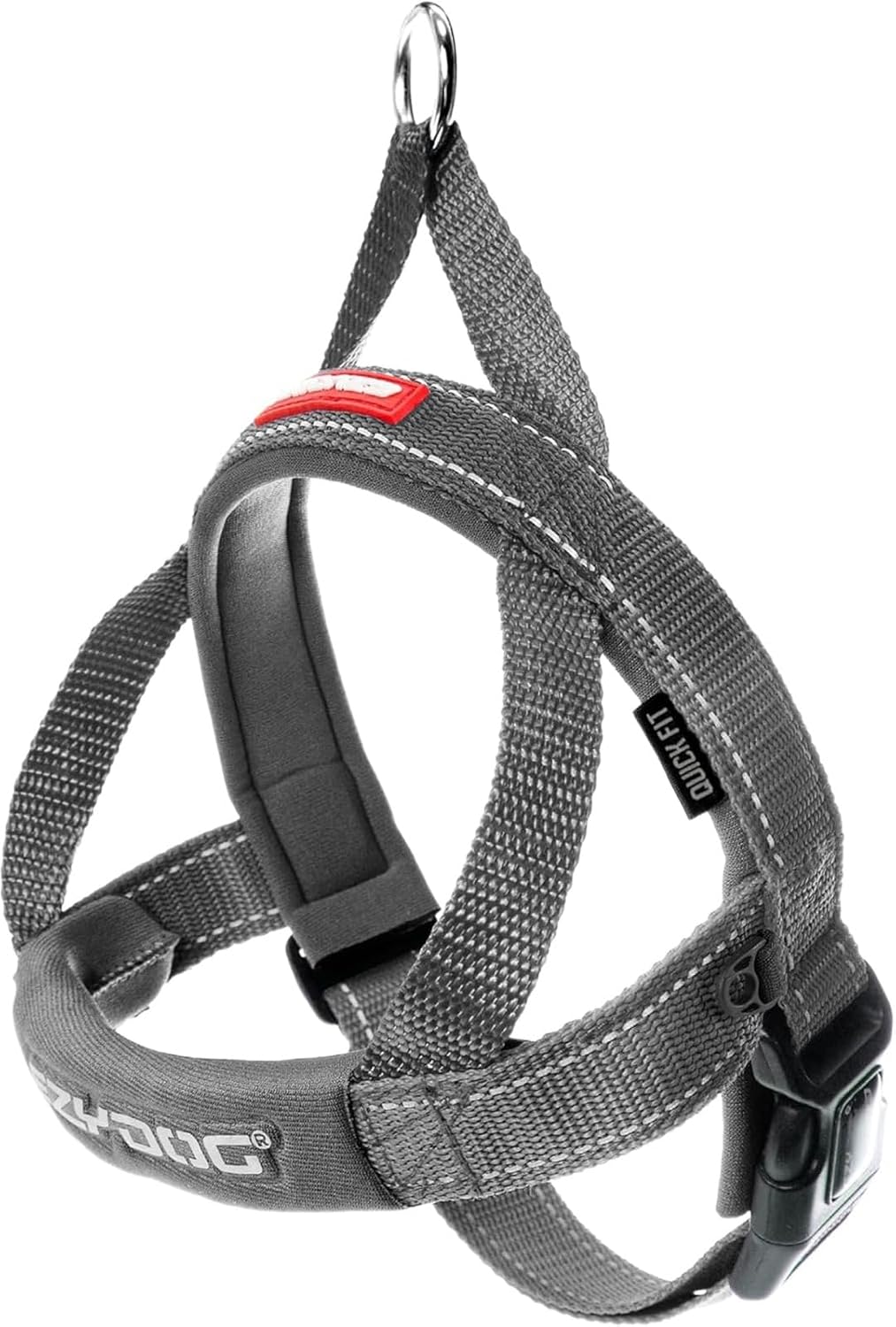 EzyDog Quick Fit Dog Harness - No Pull Harness for Training, Everyday Walking, and Easy Control - Adjustable Fit, Reflective, and Padded (Medium, Black) - Image 15