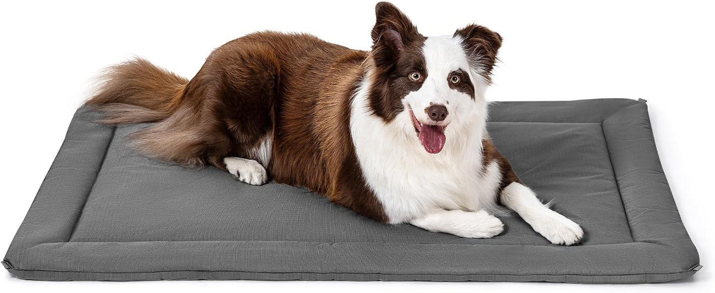 PELZIN Cybarmour 2.0 Chew Proof Dog Crate Pad - Outdoor Chew Resistant Dog Bed with Corner Anchor - Machine Washable - Water & Dirt-Resistant - Medium Breeds & Fits 30-Inch Crate - 29"x17", Charcoal - Image 13