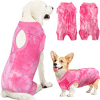 Lukovee Recovery Suit for Dogs, Onesie Surgery Recovery Suit for Female Male Dogs, Abdominal Wounds Cone E-Collar Alternative Prevent Licking Spay Recovery Suit (Grey,Medium) - Image 12