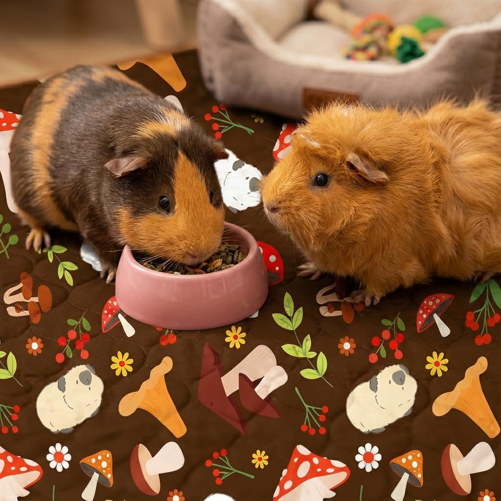 Super absorbent fleece liner for rabbits and chinchillas