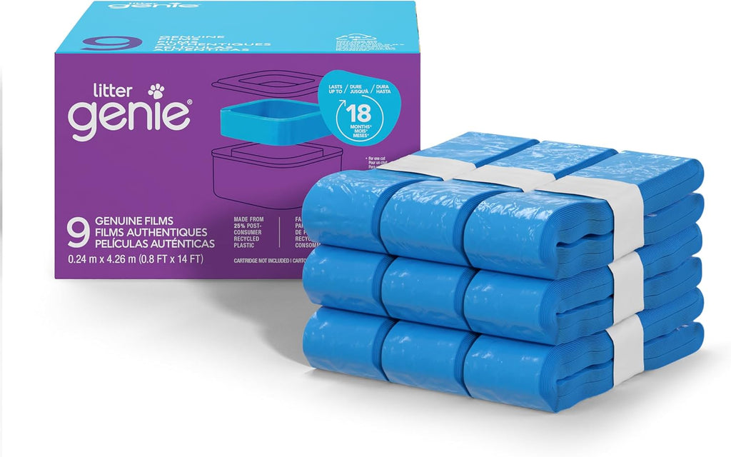Litter Genie Refill Bags 14 FT (1-Pack) Multi-Layers Of Odor-Barrier Technology 1 Square Refill Cartridge Lasts Up To 2 Months Per Cat - Image 10