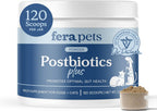 Fera Pets Probiotics for Dogs & Cats with Prebiotics - USDA Organic - Gut Health Powder Supplement with 12 Strains and 5 Billion CFUs - Supports Immunity, Energy and Skin & Coat - 60 Scoops - Image 10