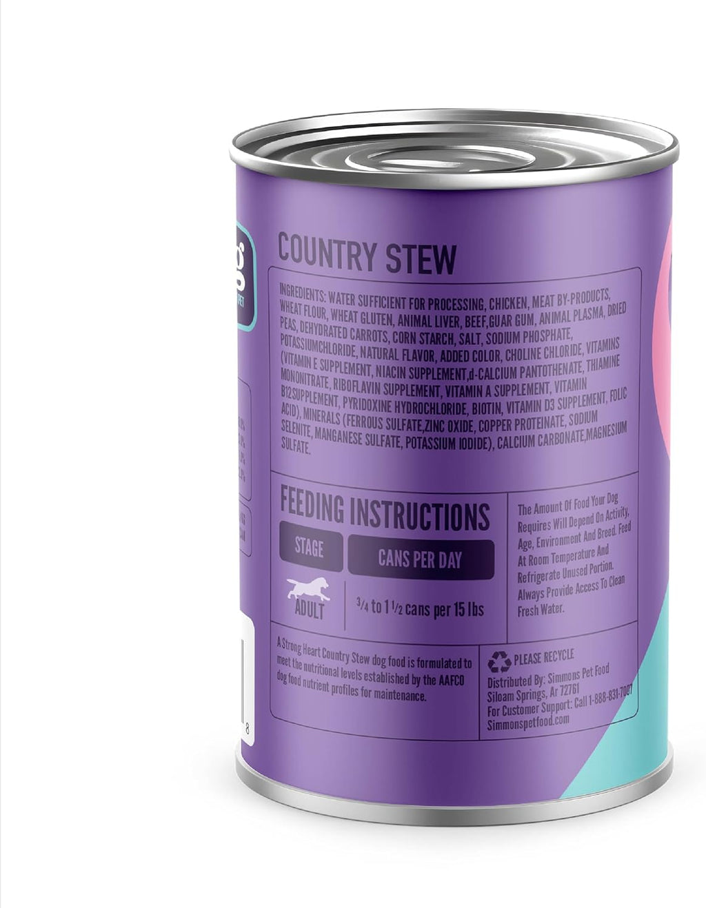 Strongheart all life stages dog food showing real beef cuts texture