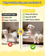 Dono female dog diaper demonstrating the stretchable material and secure tail hole design
