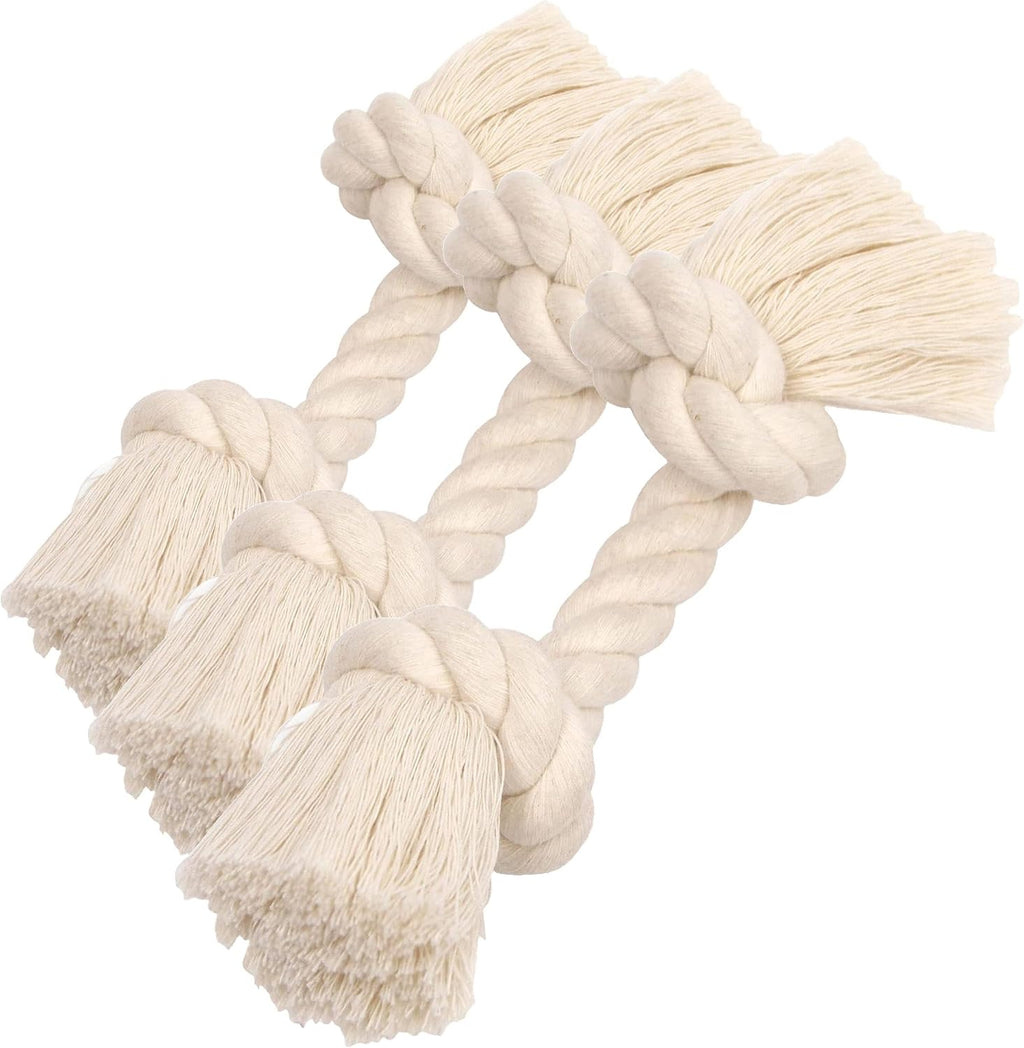 Mammoth Pet Products cotton rope bone in action