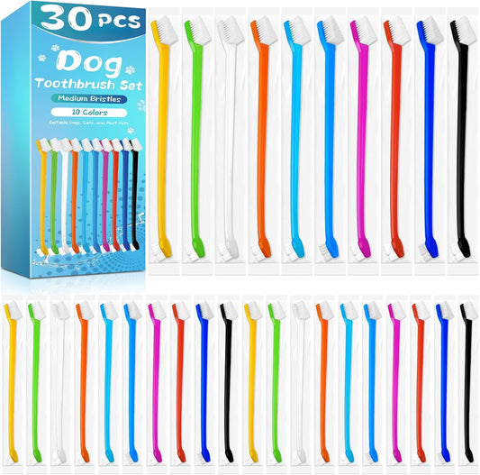 Navona 30 piece dog toothbrush kit front view