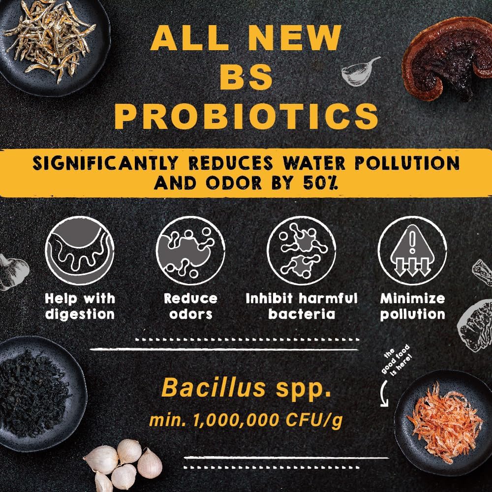 Ultra Fresh aquarium nutrition with probiotics for clean crystal clear water
