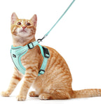 Rttochfy adjustable pet harness and leash set lightweight padding view