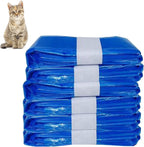 Generic replacement plastic liner bags for indoor feline waste management pails