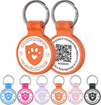 Silicone Cat Tags Personalized Small for Pet Collars, QR Code Cat Name Tags, Scan Location Alerts, Purple S - Image 12
