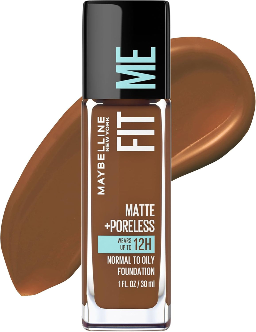 Maybelline Fit Me Matte + Poreless Liquid Oil-Free Foundation Makeup, Classic Tan, 1 Count (Packaging May Vary) - Image 13
