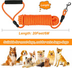 Vivifying imported twenty feet training rope leash for small medium dogs