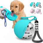 Dog Water Bottle, 10oz Stainless Steel Portable Dog Water Bottle with Foldable Silicone Bowl, 2-in-1 Portable Dog Water Bowl for Water & Food, Water Dispenser for Dogs Walking (Pink) - Image 10