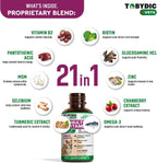 Beloved Pets Tobydic urinary tract and joint supplement packaging details