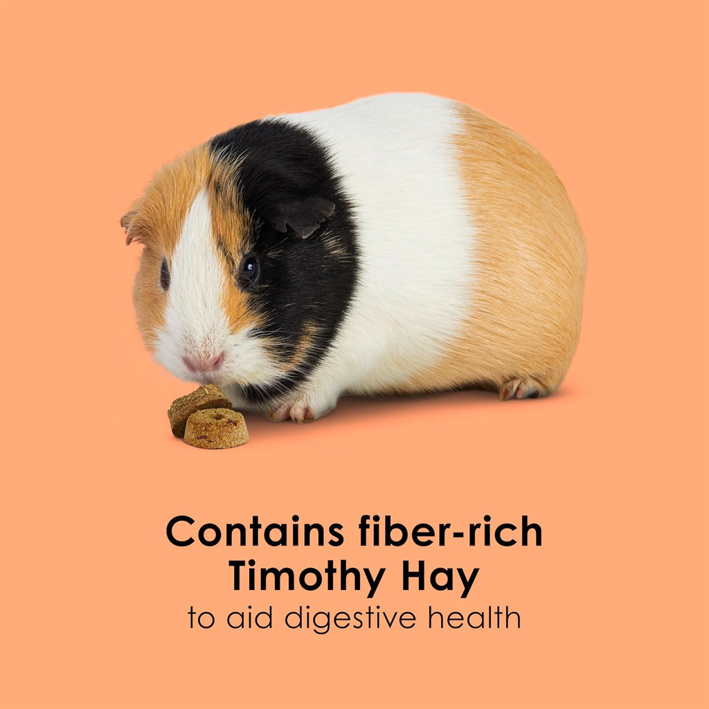 Kaytee Timothy hay vitamin C bites for guinea pigs back label