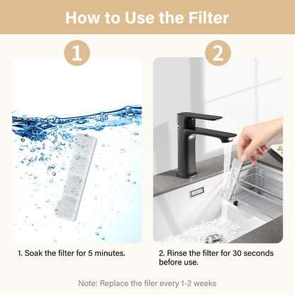Six layer filtration system breakdown for Sibays Kastty fountain