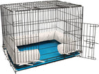 Happy Howls Dog Crate Bumper - Dog Cage- Waterproof 1100D Fabric - with Reinforced Ties & Durable Zippers - Fits Front or Side Door Puppy Kennels - Removable Cover (Black, 42.0" L x 28.0" W) - Image 11