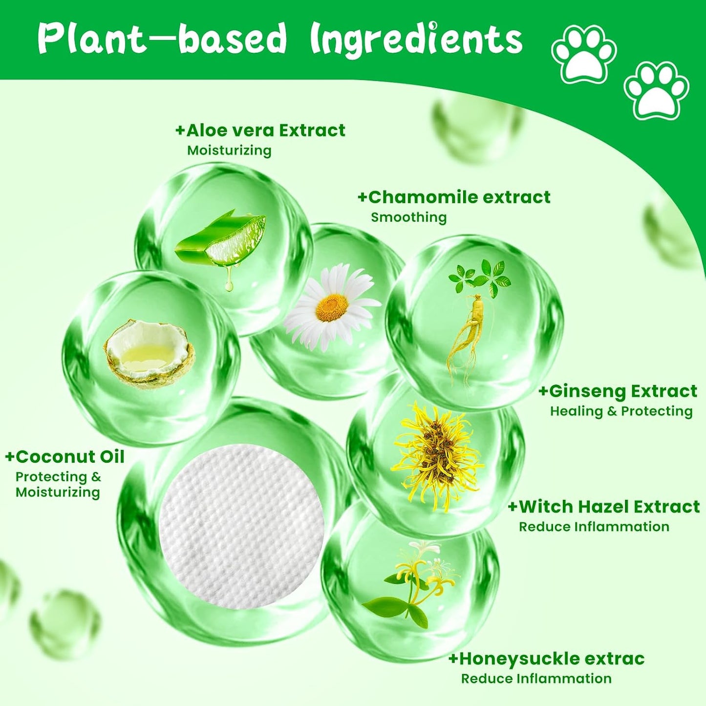 Tinioey extra large dog ear wipes for wax removal