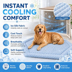 Fanfanwin plush dog bed mat for large crate corner