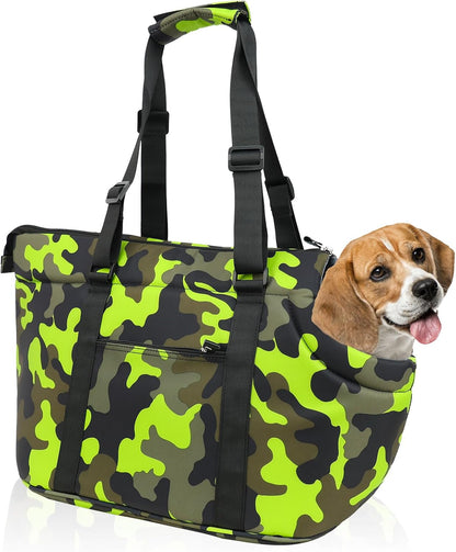 10mm Padded Tote Bag Carrier for Dog Cat Below 9 lb/4kg-Camouflage Orange - Image 10