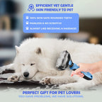 Professional pet grooming results with Genpepado rake