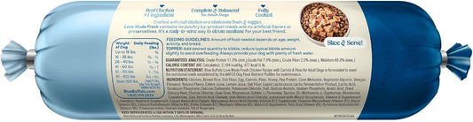 Blue Buffalo Love Made Fresh 1-pound roll packaging details
