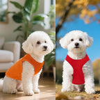Red stretchable pet tank top apparel