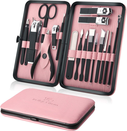 Keiby Citom 18 piece manicure set front view