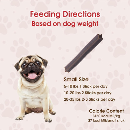 Low calorie natural chicken flavor dog dental stick by Get Naked