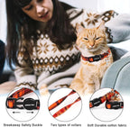 Premium velvet cat accessories by ARING PET highlighting the durable stitching and premium components.