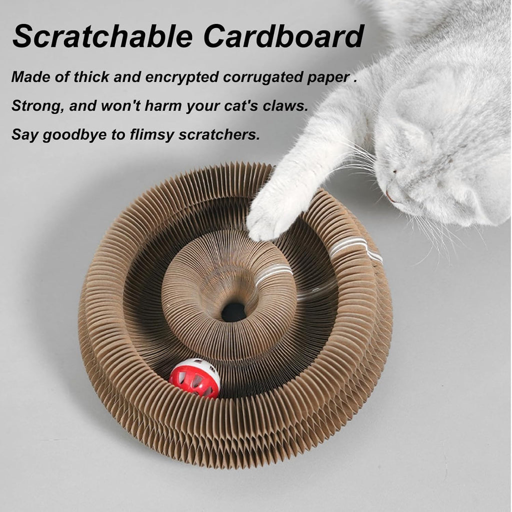 Product packaging and components for Comasua cat scratcher