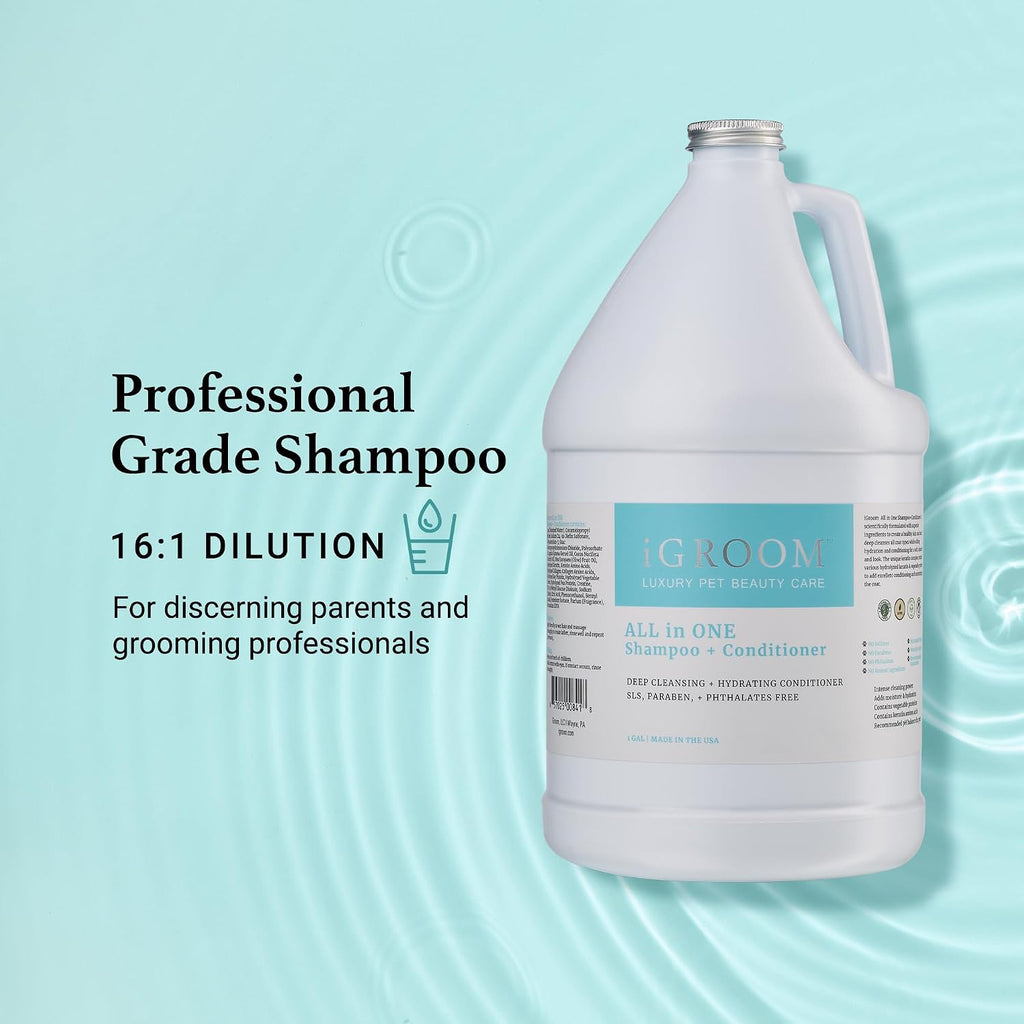 iGroom dog grooming shampoo texture and consistency visualization