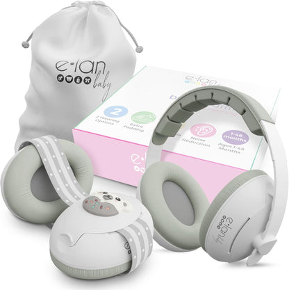 Elan Baby 2-in-1 noise protection earmuffs front view