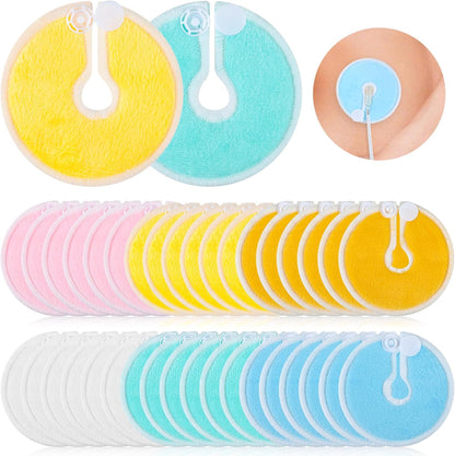 Aorsor G Tube Button Covers 36 pack front view for feeding tubes