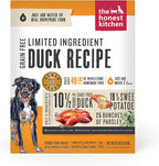 The Honest Kitchen grain free duck recipe packaging