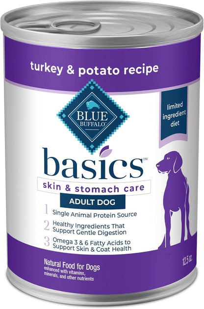 Blue Buffalo Delights Variety Pack Natural Grain Free Wet Dog Food for Small Breed Dogs (Filet Mignon Flavor & New York Strip Flavor) in Gravy with Natural Ingredients, 3.5-oz. Each (12 Cups) - Image 13