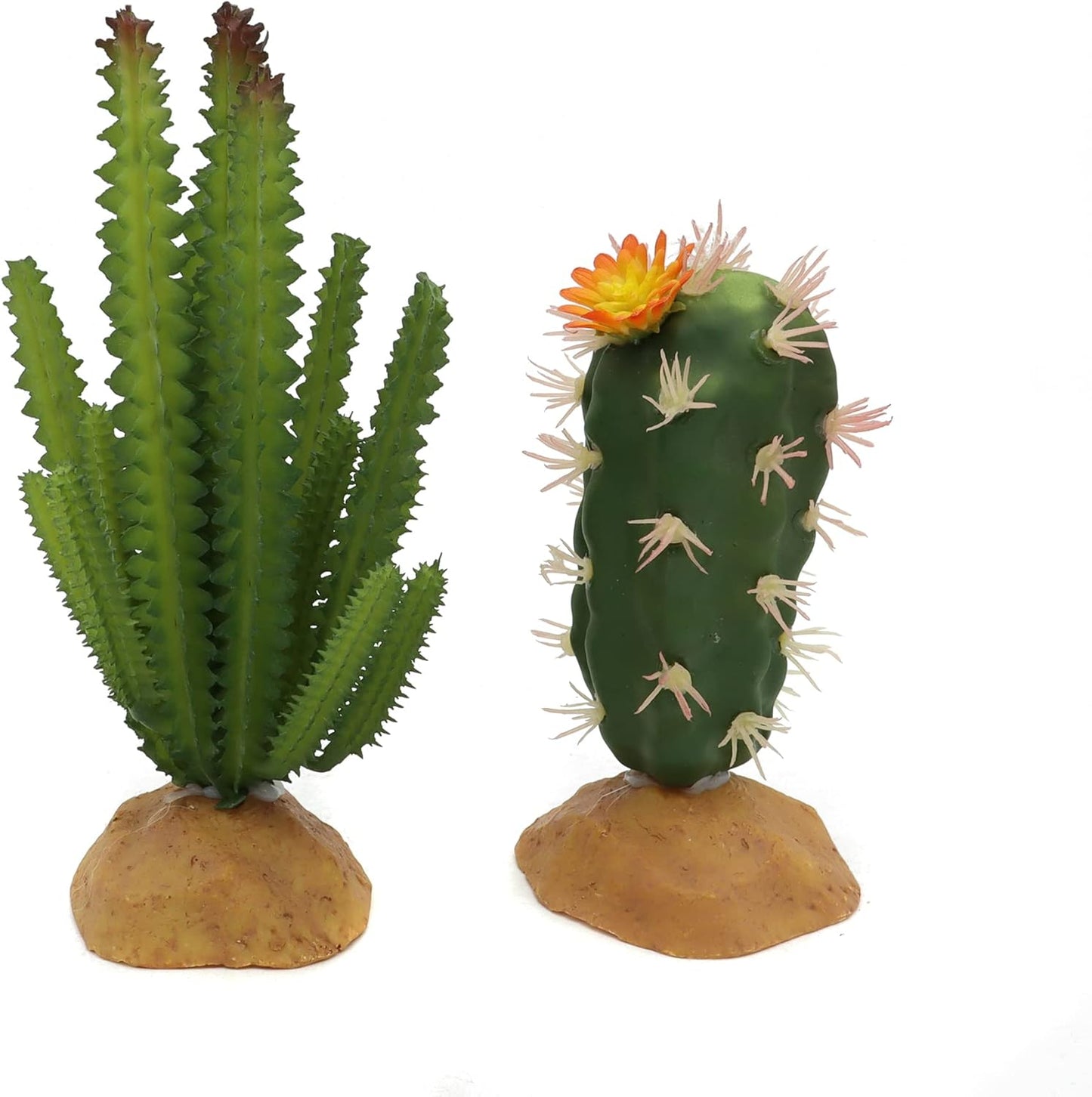 Non-toxic plastic succulent plants for reptile habitat
